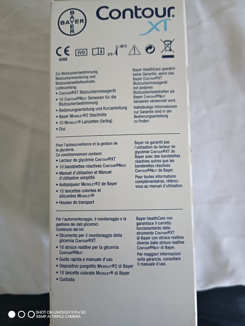 Attrezzature mediche: Bayer Contour XT Blutzuckermessgerät Set Neu  – Nuovo e nell'imballaggio originale da Aarwangen venduto da to-hirschi 3