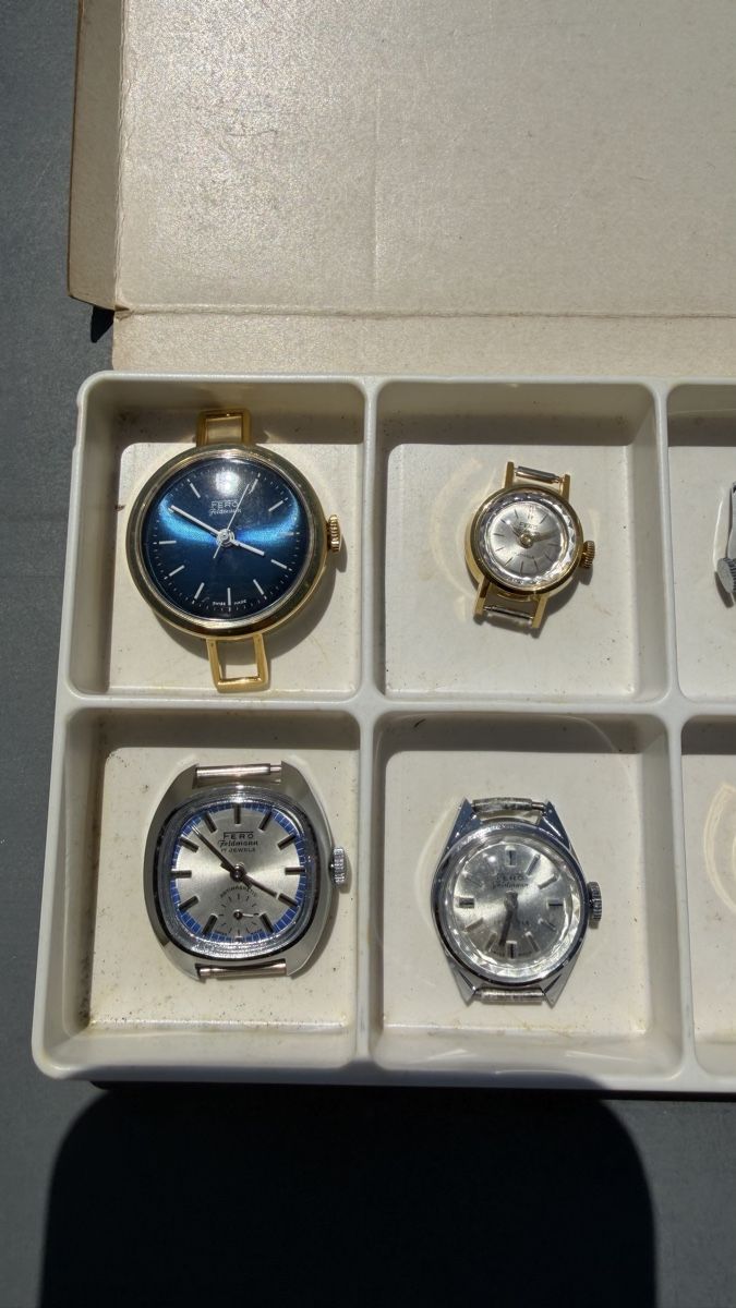 Fero Feldmann Orologi: Konvolut 10 Fero Feldman-Armbanduhren 05 – Usato da Wolfwil venduto da Poulet60 1