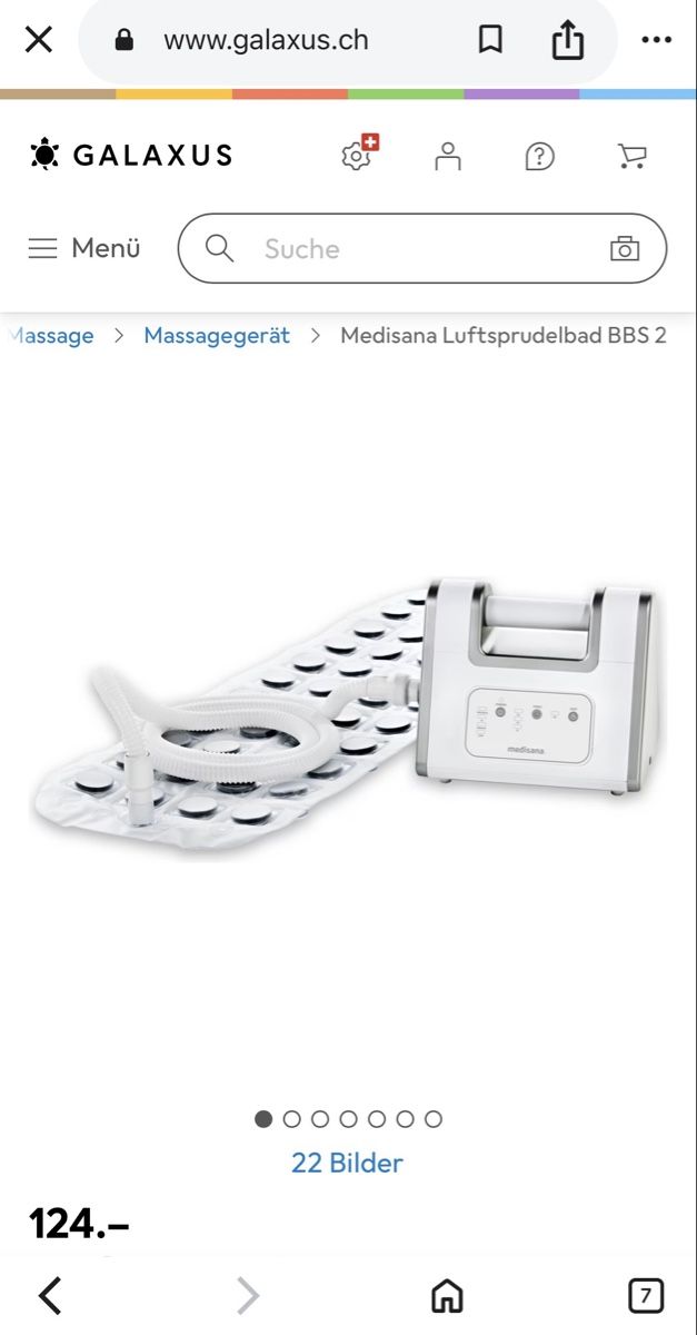 Medisana Dispositivi per massaggi: Luftsprudelmatte Medisana NP 120 Fr – Usato da Niederbüren venduto da Oetschli 1