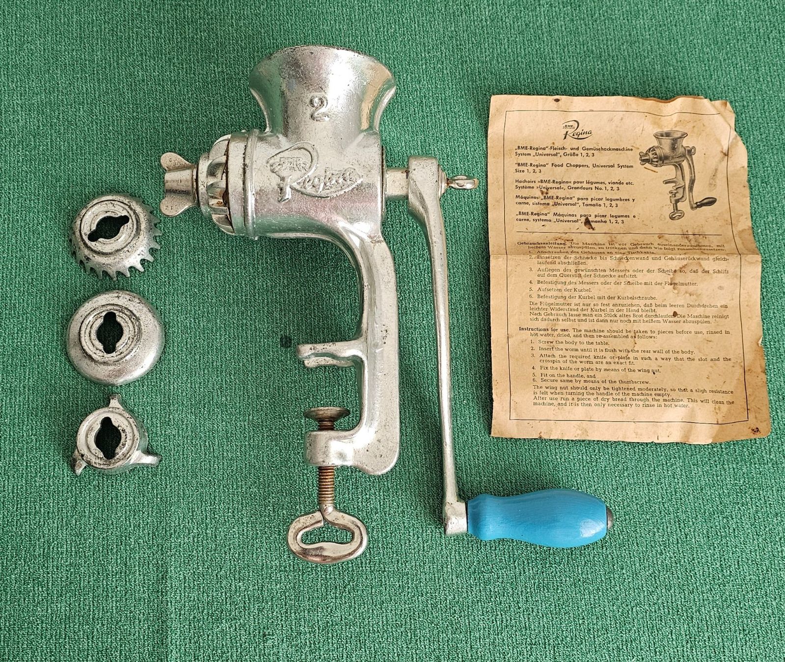 Elettrodomestici da cucina: *BME Regina* UniversaI-Hackmaschine verzinnt – Usato da Bronschhofen venduto da David80