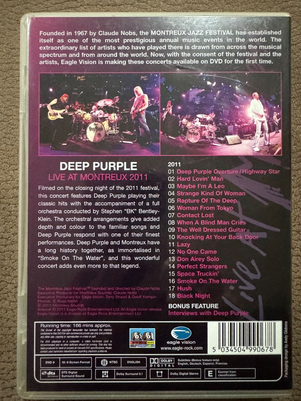 Tous les DVDs: Deep Purple with Orchestra – D'occasion à Dietikon par MuNathy 1
