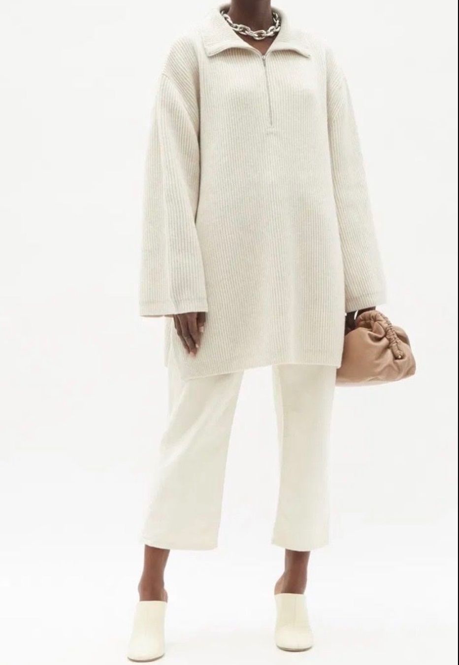 Totême Pulls & Sweat-shirts: Totême Oversized Zip-Neck Wollpullover – D'occasion à Wädenswil par Ktodat 1