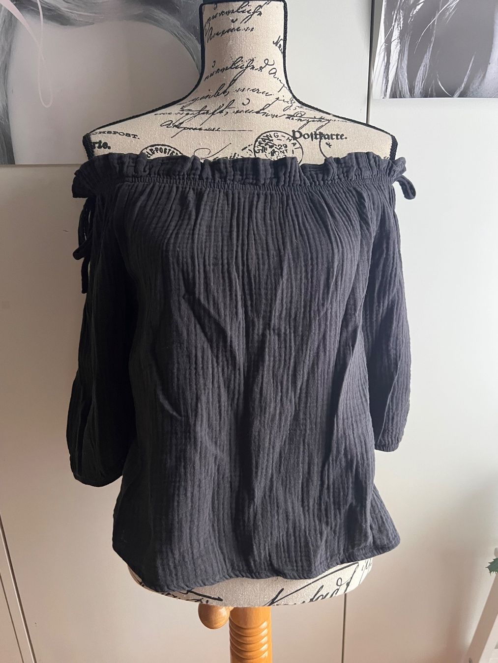Only Top: Off-Shoulder Flowy Top - schulterfreies Sommertop Grösse S – Usato da Hünenberg See venduto da mississauga 7