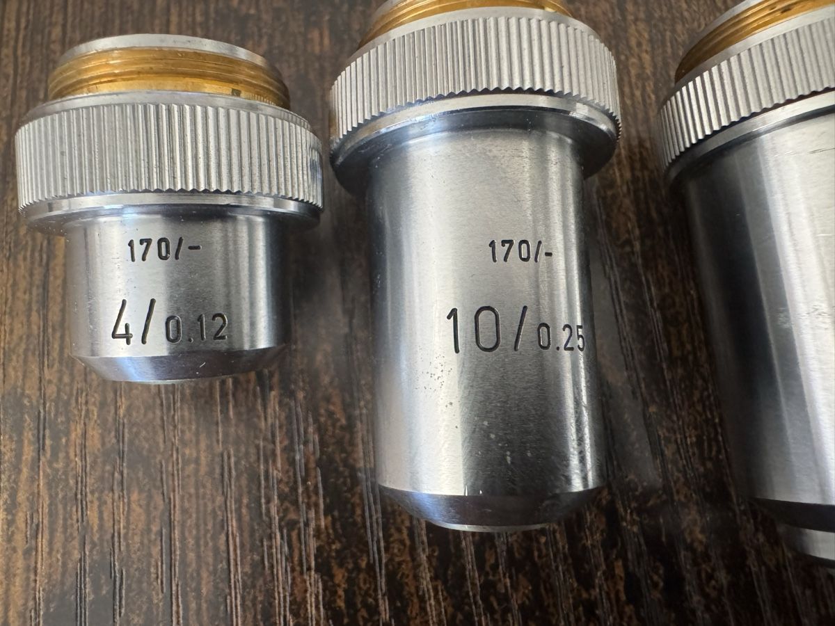 Leitz Microscopi: Leitz wetzlar mikroscope objektive 6 stück – Usato da Zunzgen venduto da milesdavis76 4