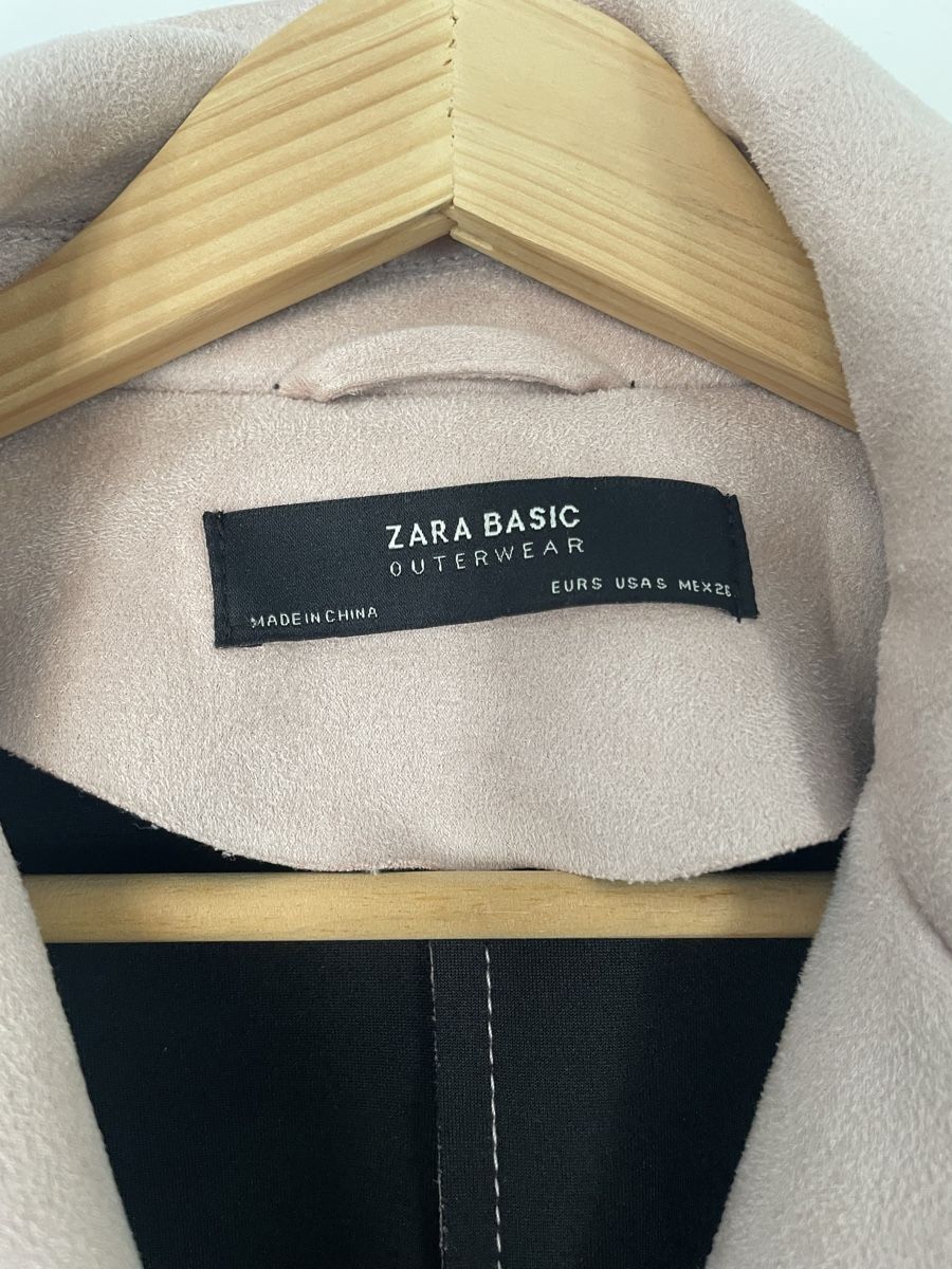 Zara Giacche: Giacca Zara Basic rosa, giubbotto similpelle/scamosciato – Usato da Bellinzona venduto da fin_x7rq 2