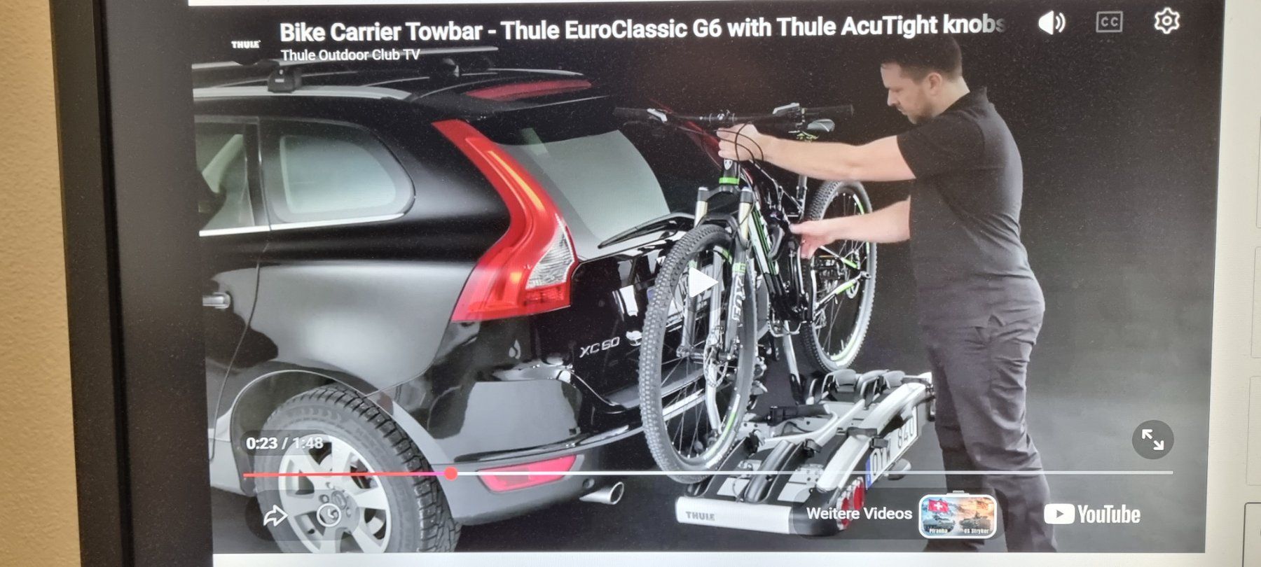 Thule Pièces détachées: Veloträger Thule EuroClassic G6 928 – D'occasion à Kreuzlingen par rwbfun 4