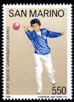 ** POSTFRISCH ** SAN MARINO 1986 BOCCIA WM - S241