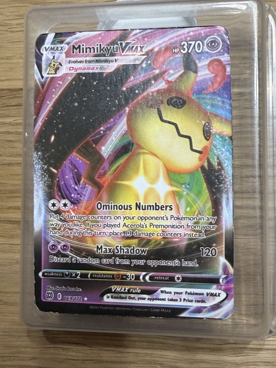 Pokémon Carte collezionabili: Pokemon Karte, Mimikyu V MAX – Usato da Jona venduto da Mister_N0