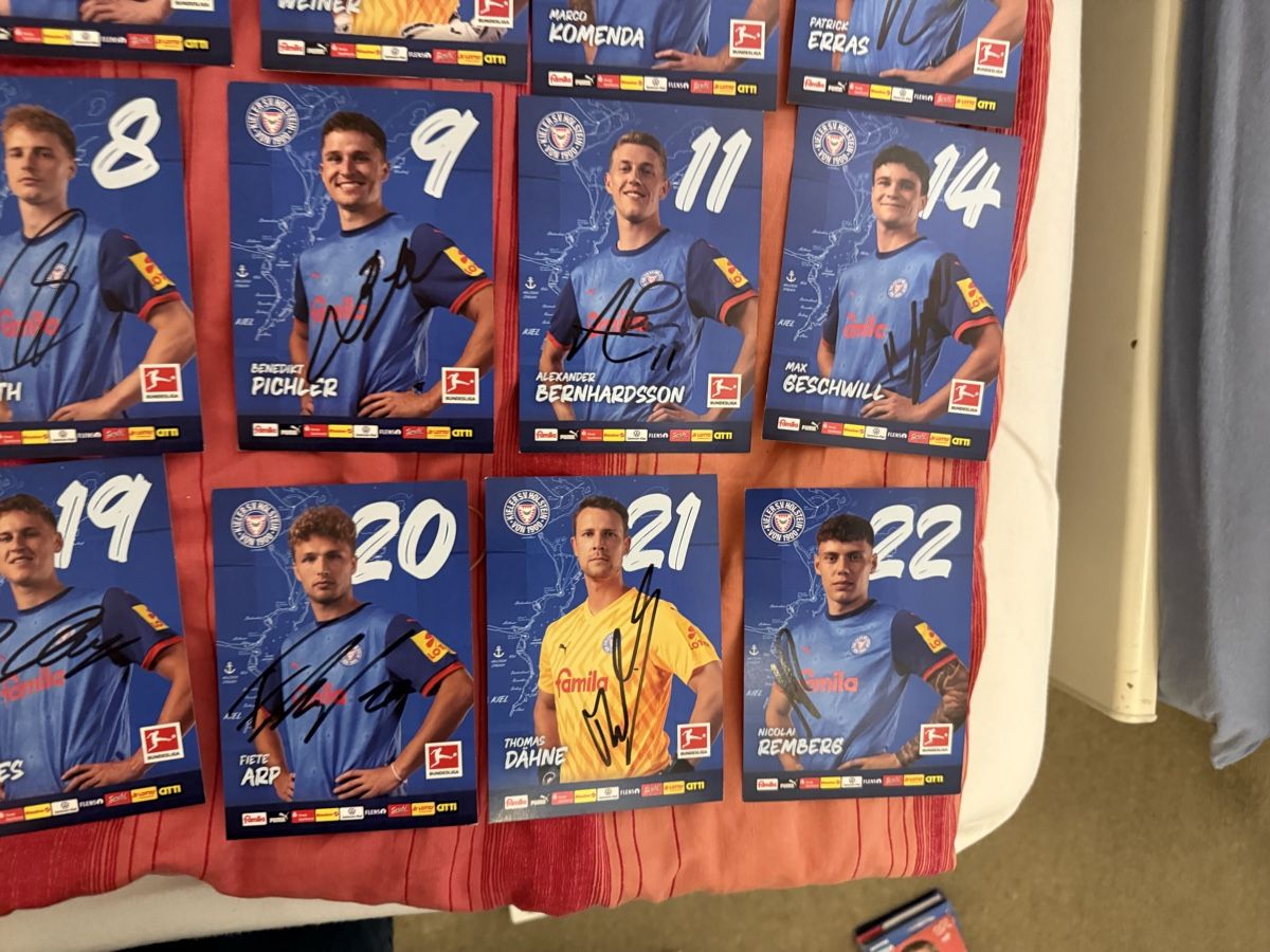 Autografi: Autogrammkartenset Hollenstein Kiel – Usato da Rüschlikon venduto da andi_841 8