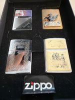 G 404 ) 4 Stück Zippo Benzinfeuerzeug org. USA