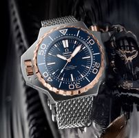 Omega Seamaster, 1200m Ploprof, Titan-Sedna-Gold, Garantie