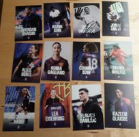 12 seltene fc basel autogrammkarten