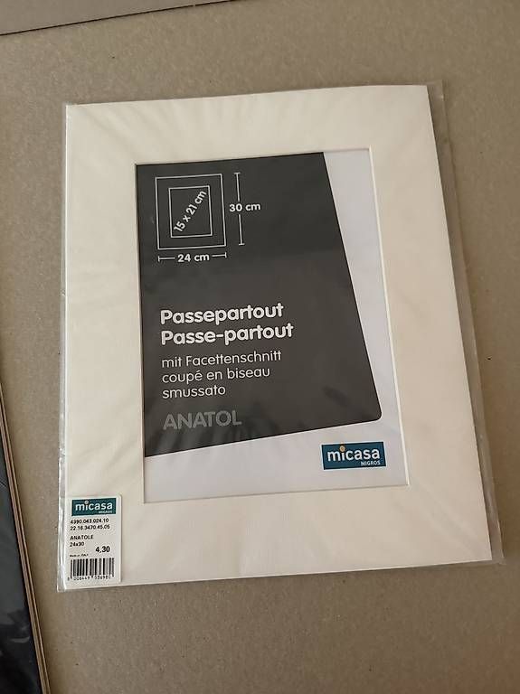 Tutti gli attrezzi:  Passepartouts 8Stk Neu Original verpackt – Usato da Aadorf venduto da toni2718 2