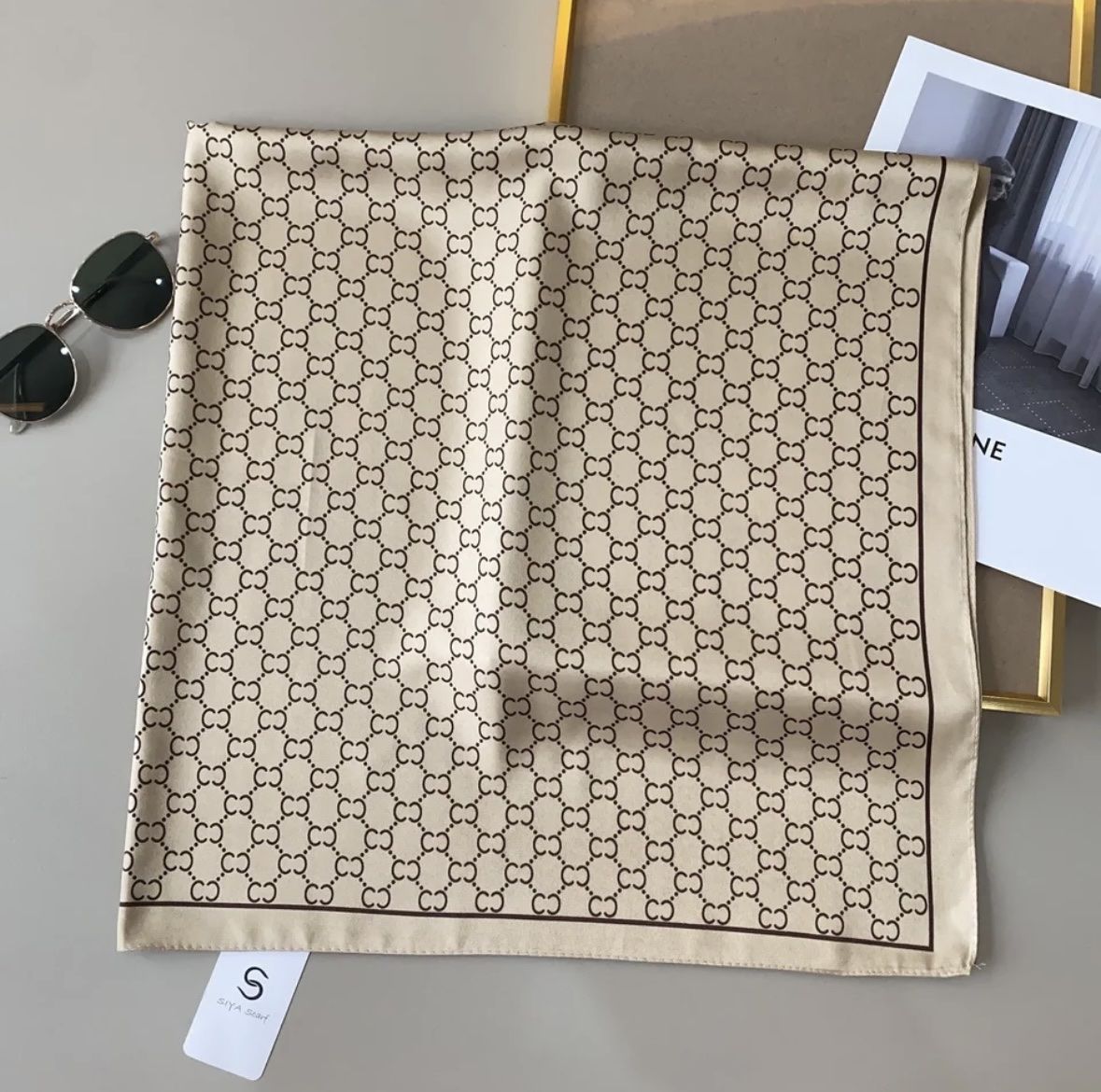 Foulard & Sciarpe: Schickes Tuch Schal braun neu – Nuovo (secondo la descrizione) da Winterthur venduto da -BeHappy24-