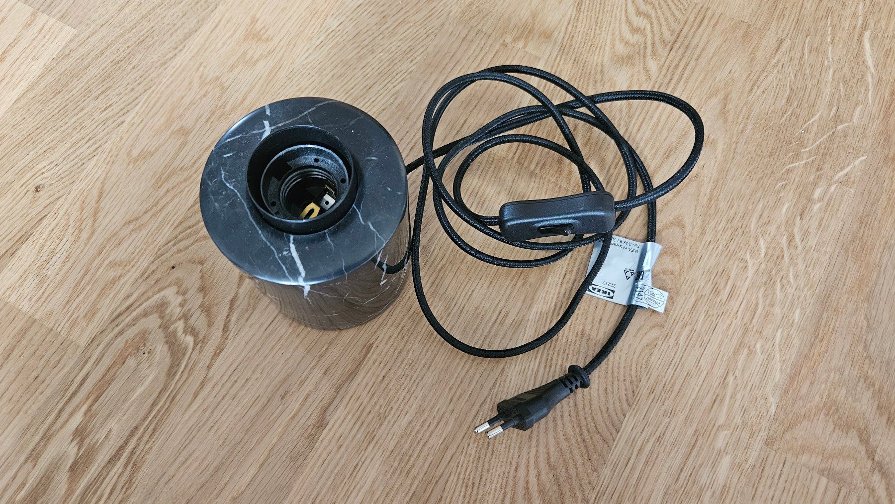 Lampen: Tischleuchte schwarzer Marmor – Gebraucht aus Thun von parkmaster3004