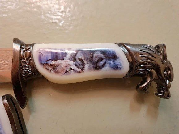 Accessori: Wolf-Schwert-Messer-Dolch-Indianer – Nuovo e nell'imballaggio originale da Würenlos venduto da Sadhu2 2