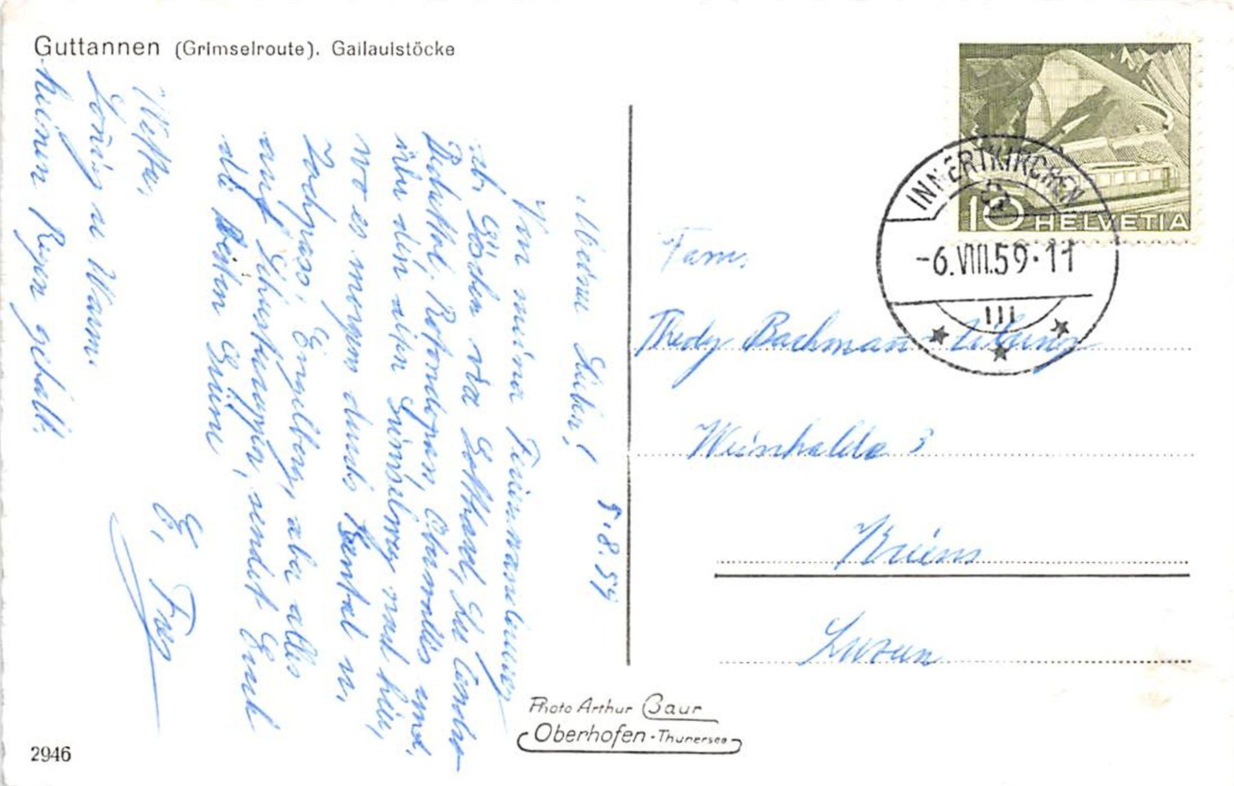 Cartes postales: Guttannen – D'occasion à Ottikon b.Kemptth. par Neptun1974 1