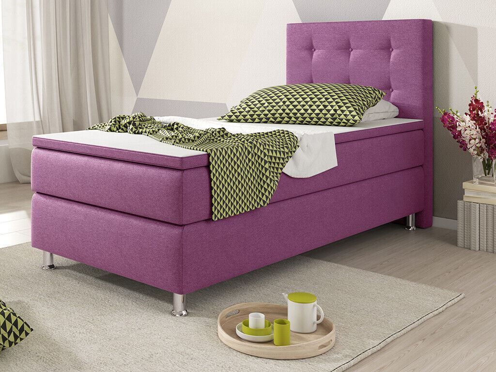 Letti: Boxspringbett 90x200 Rosa Hotelbett Einzelbett Bett – Nuovo e nell'imballaggio originale da Wallenwil venduto da toesstal-vertrieb 2