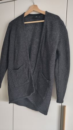 Recolution Strickjacke XS, Grau meliert