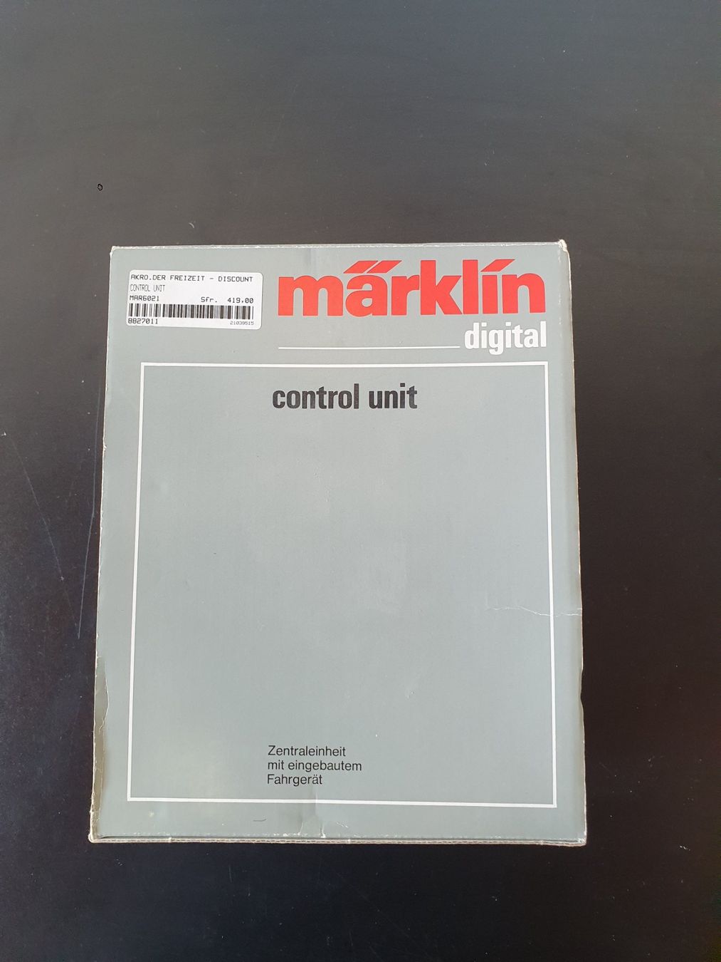 Märklin Modelleisenbahnen: MÄRKLIN: CONTROL UNIT 6021 OVP – Gebraucht aus Biglen von taunus82
