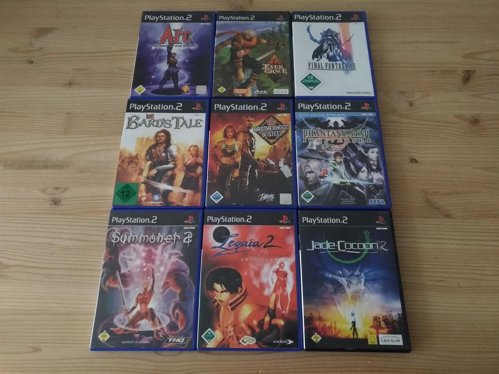 9 Rollenspiele für PS2 - Sammlung (Gebraucht) in Welschenrohr für CHF ...