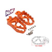 Motorrad CNC Fußrasten Pedale Fußstützen