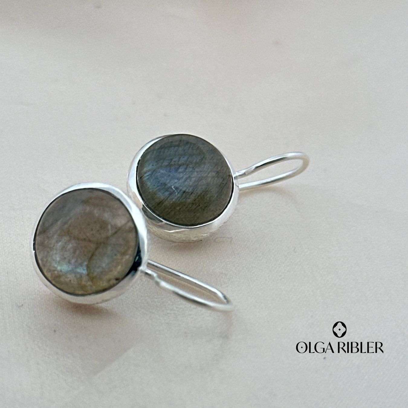 Olga Ribler Ohrringe & -stecker: Ohrhänger - Labradorit - Sterling Silber 925 – Neu (gemäss Beschreibung) aus Luzern von byolgaribleroutlet 3