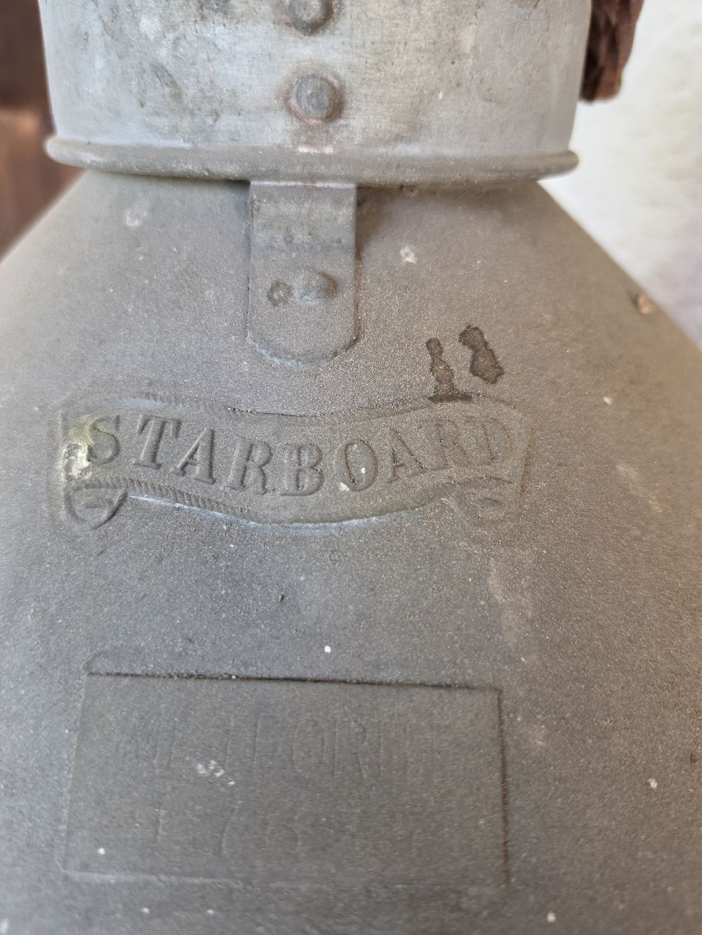 Lampade: Schöne alte Schiffs-Laterne Starboard – Usato da Kleinandelfingen venduto da jessi2209 2