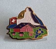 Pin Anstecker Matterhorn Haus Schweiz