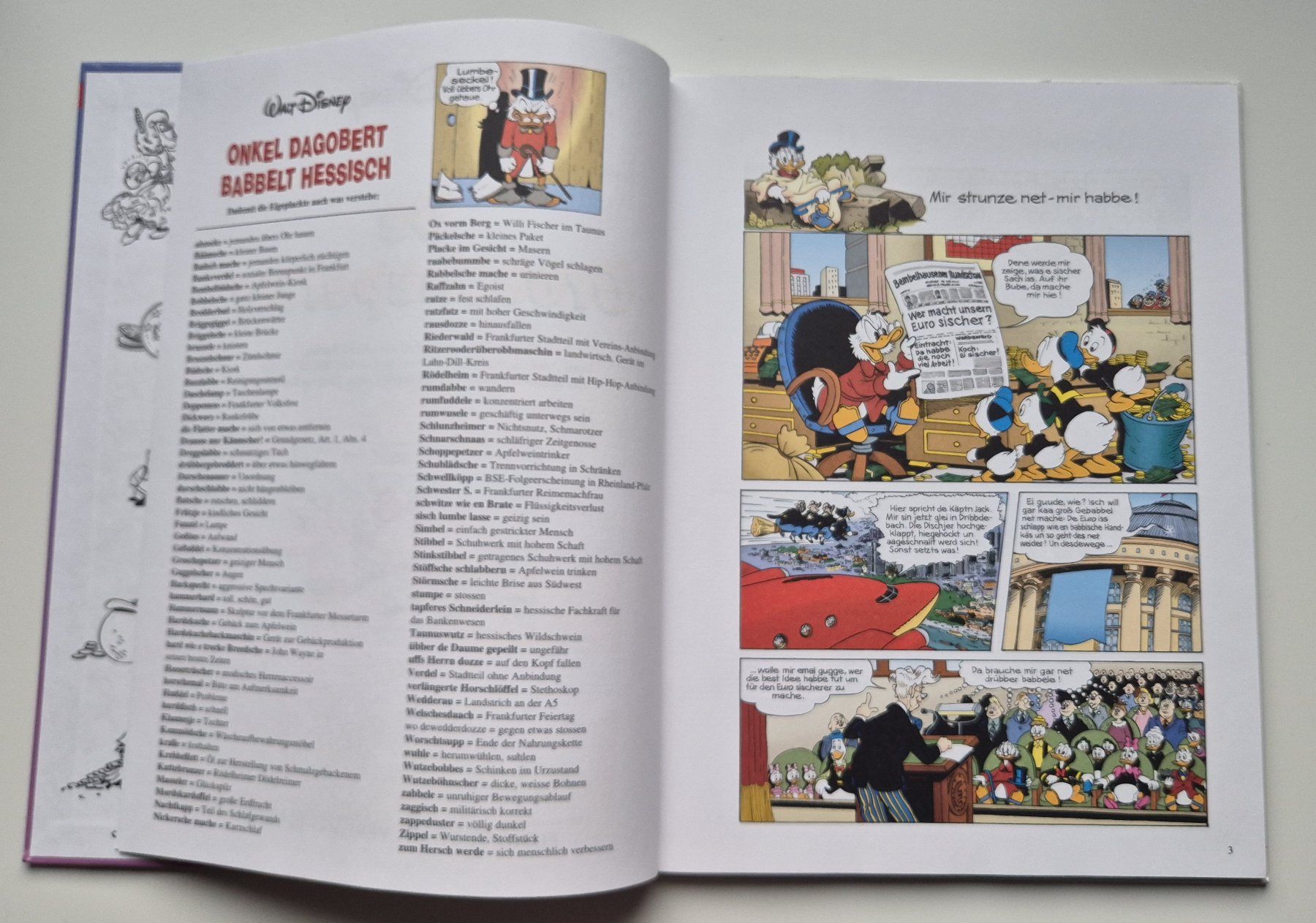 Fumetti: Onkel Dagobert babbelt Hessich        De Groschepetzer – Usato da Niederweningen venduto da Obson 1