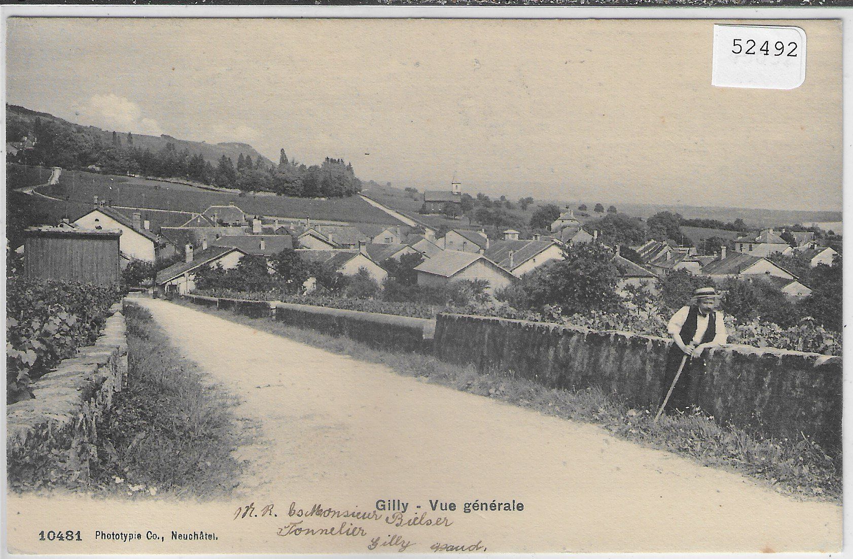 Cartoline postali: Gilly - Vue generale - animee – Usato da Ettingen venduto da Kartenplanet
