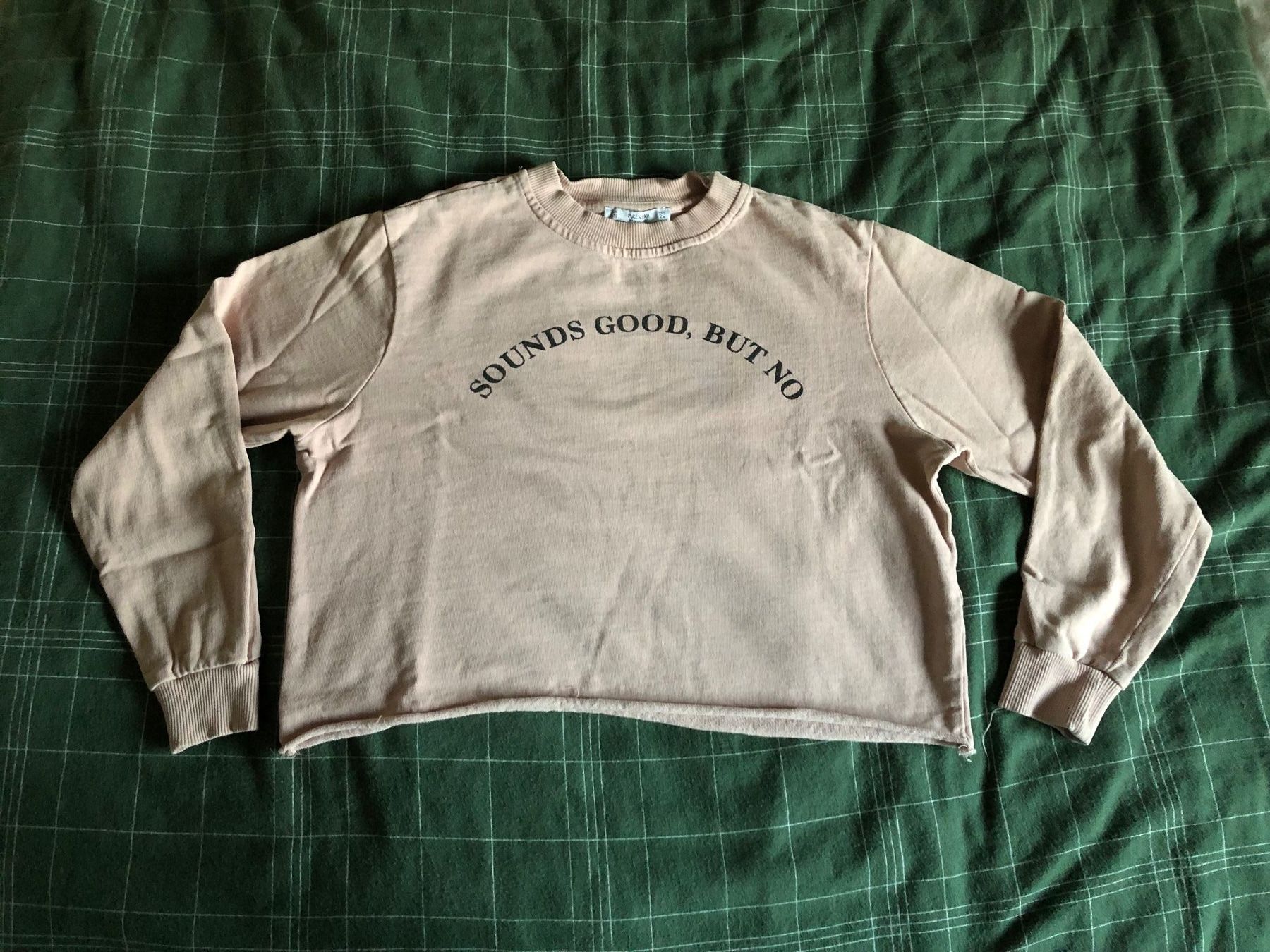Pull&Bear Maglioni & Felpe: PULL & BEAR Pullover Crop Pink Gr XS Raw cut – Usato da St-Aubin FR venduto da Tiweety 3