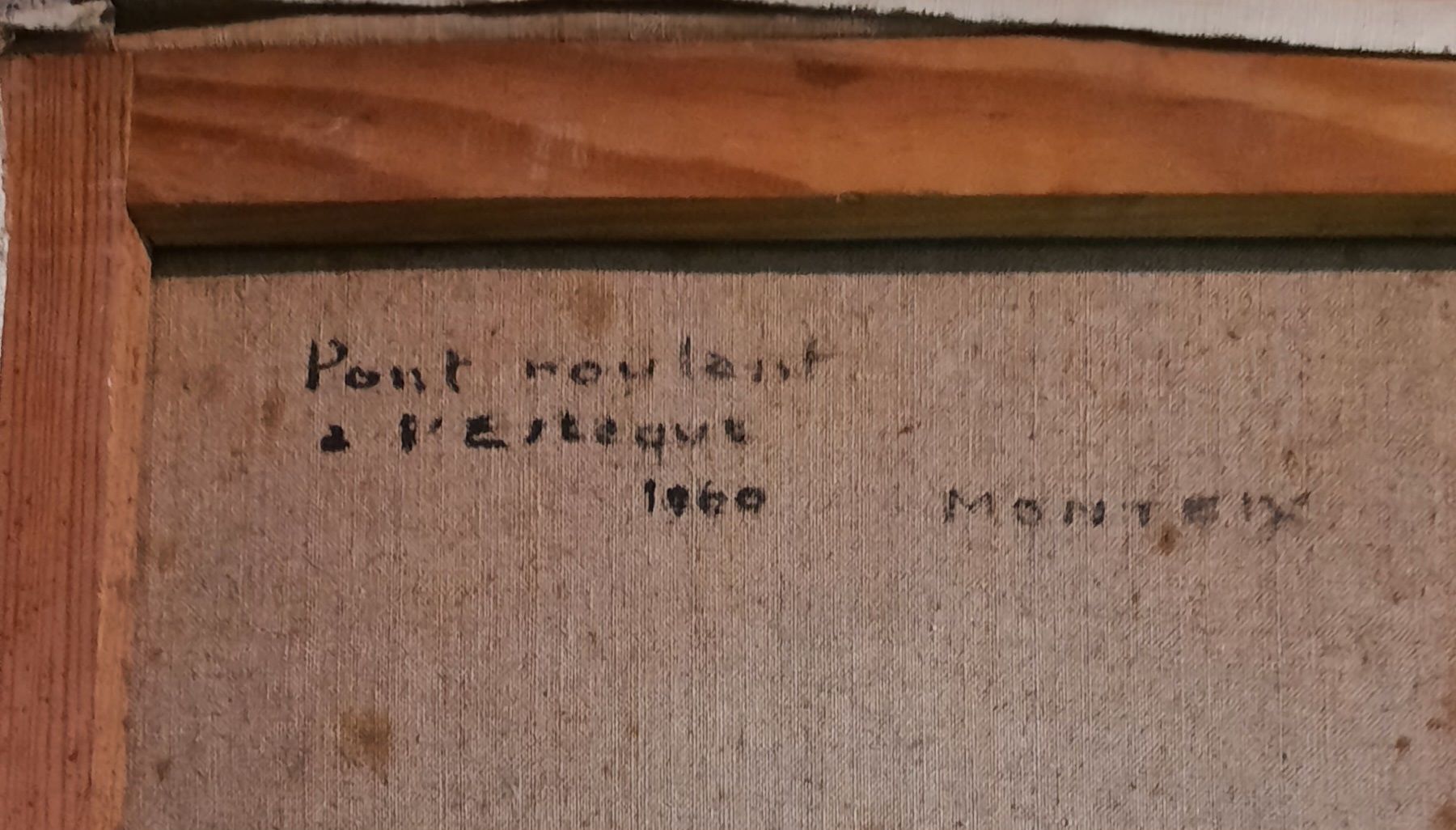 Dipinti: RENÉ  MONTEIX 1908 - 1997 – Usato da Genève venduto da Enigme8 1