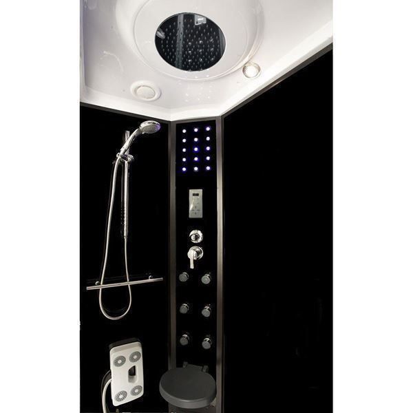 Docce: 1932 - LED Duschkabine BLACK ROCK 100x100 Dusche – Nuovo e nell'imballaggio originale da Wallenwil venduto da toesstal-vertrieb 7