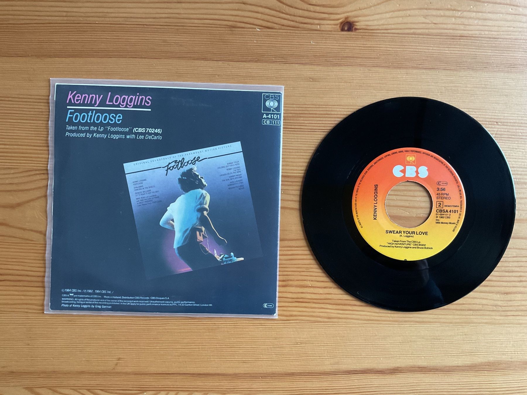 Vinyles: Single 7’’ - Kenny Loggins / Footloose – D'occasion à Ocourt par ocourtois 1