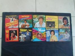 TONY MARSHALL - 10 alte Vinyl Singles
