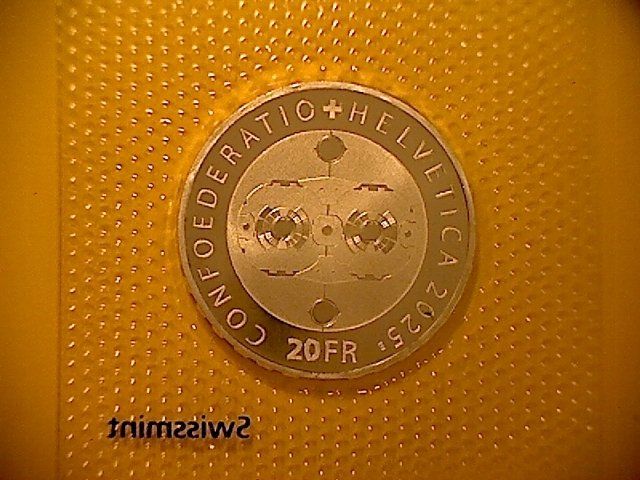 Alle Münzen: Gedenkmünze 20 Fr. - CERN - 2025 – Neu und originalverpackt aus Buchs AG von Ged8 1