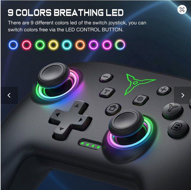 Controller: Bluetooth Controller RGB neu, kompatibel mit PC, Switch, etc – Nuovo e nell'imballaggio originale da Baden venduto da vongillus 2