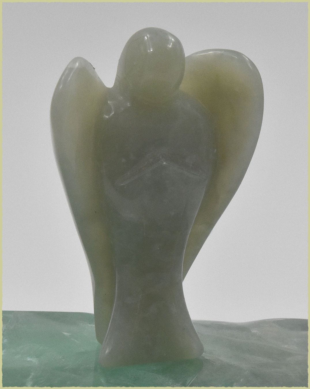 Statuette: Engel - Deko - Jade ca. 5cm (Engelsfigur geschnitzt) – Nuovo e nell'imballaggio originale da Nassenwil venduto da QuarySeller 1