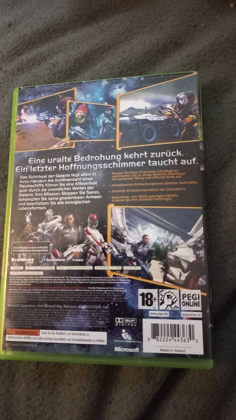 Microsoft Spiele: Mass Effect 1 Xbox360 Game – Gebraucht aus Olten von Donatello1984 1