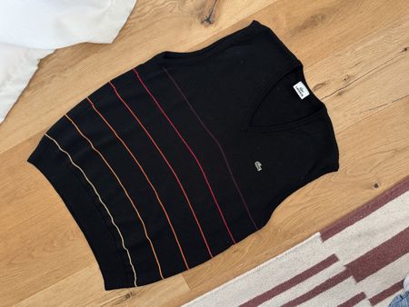 Lacoste Weste, reine Schurwolle, Gr. 6