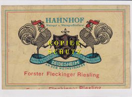 Etikette - Forster Fleckinger Riesling /bd