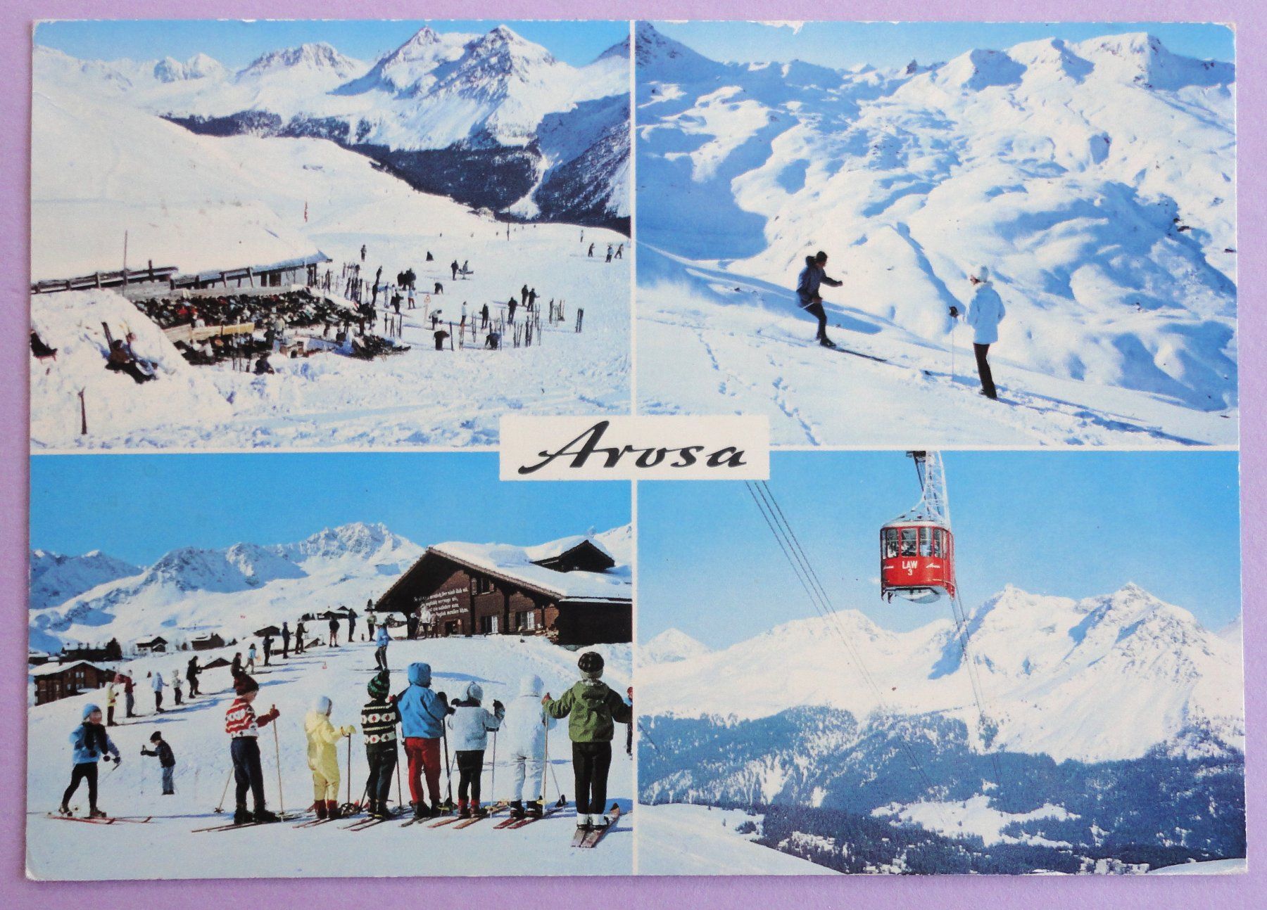 Cartoline postali: Arosa 1800 m – Difettoso da Fétigny venduto da Billy2miny