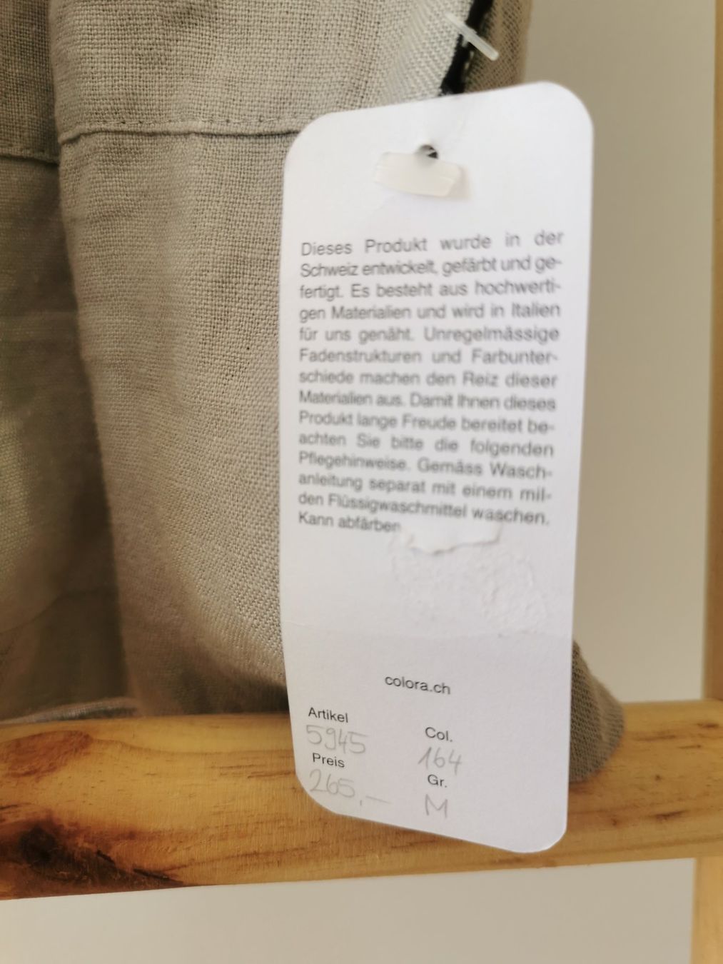 Gilet & Giacche senza maniche: COLORA Leinengilet Gr. M – Nuovo e nell'imballaggio originale da Magden venduto da 7Sibylle 2