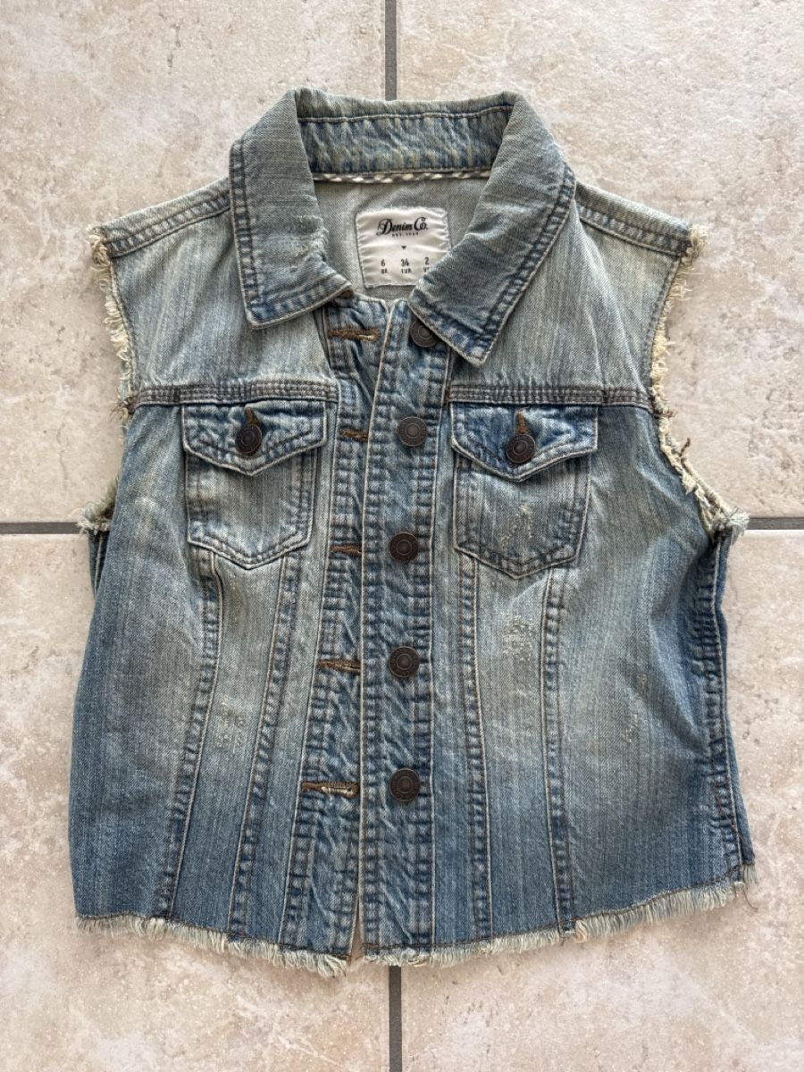 Jacken: Denim & Co. Jeans Weste/Jacke, Grösse 34 – Gebraucht aus Zuchwil von Marti_7
