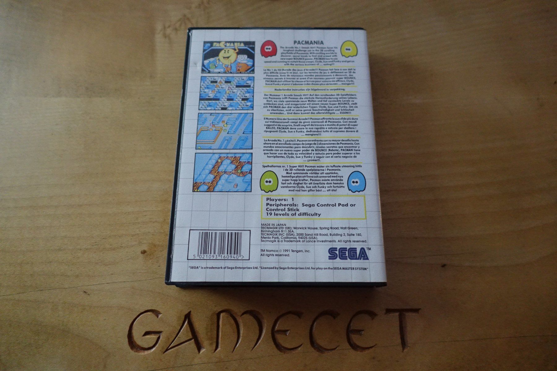 Sega Spiele: Pac-Mania - Master System – Gebraucht aus Steinach von Gamecet 2