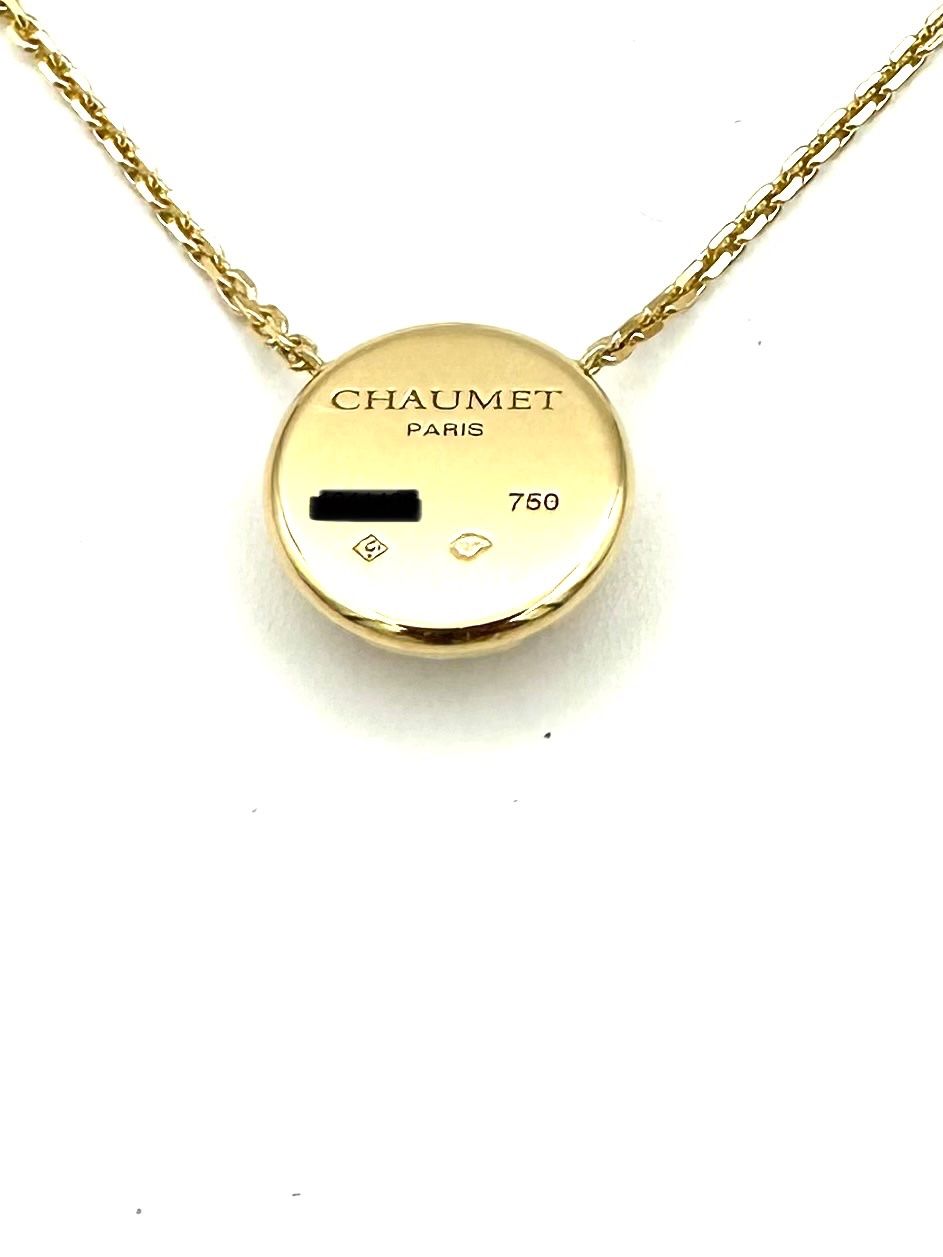 Catenine: CHAUMET. Collier "Class one", or jaune, citrine et diamants – Usato da Renens VD venduto da Diademe.sarl 7