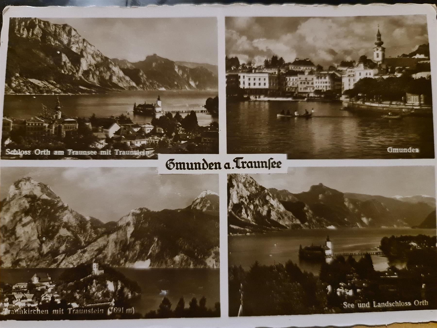 Ansichtskarten: Ansichtskarte Gmunden am Traunsee – Gebraucht aus Dintikon von