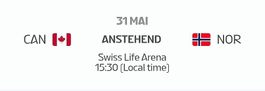 Eishockey WM 2026 - Bronze Medal Game