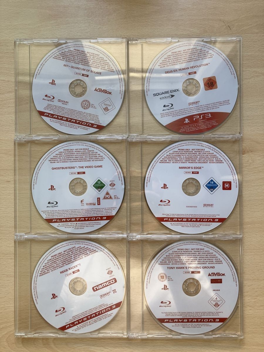 Sony Jeux: 6 Playstation 3 promo games – D'occasion à Lausanne par Pingouin14